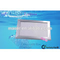 Indoor and outdoor aluminum frame light box, hot sale rectangle shape led light box, slim advertising led poster frame